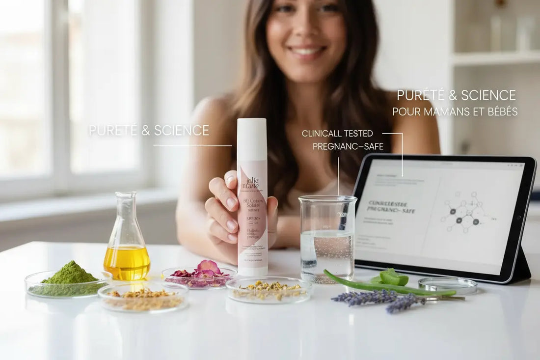 Perturbateurs endocriniens dans les cosmétiques pour futures mamans - Produits bio sûrs J'olie Marie