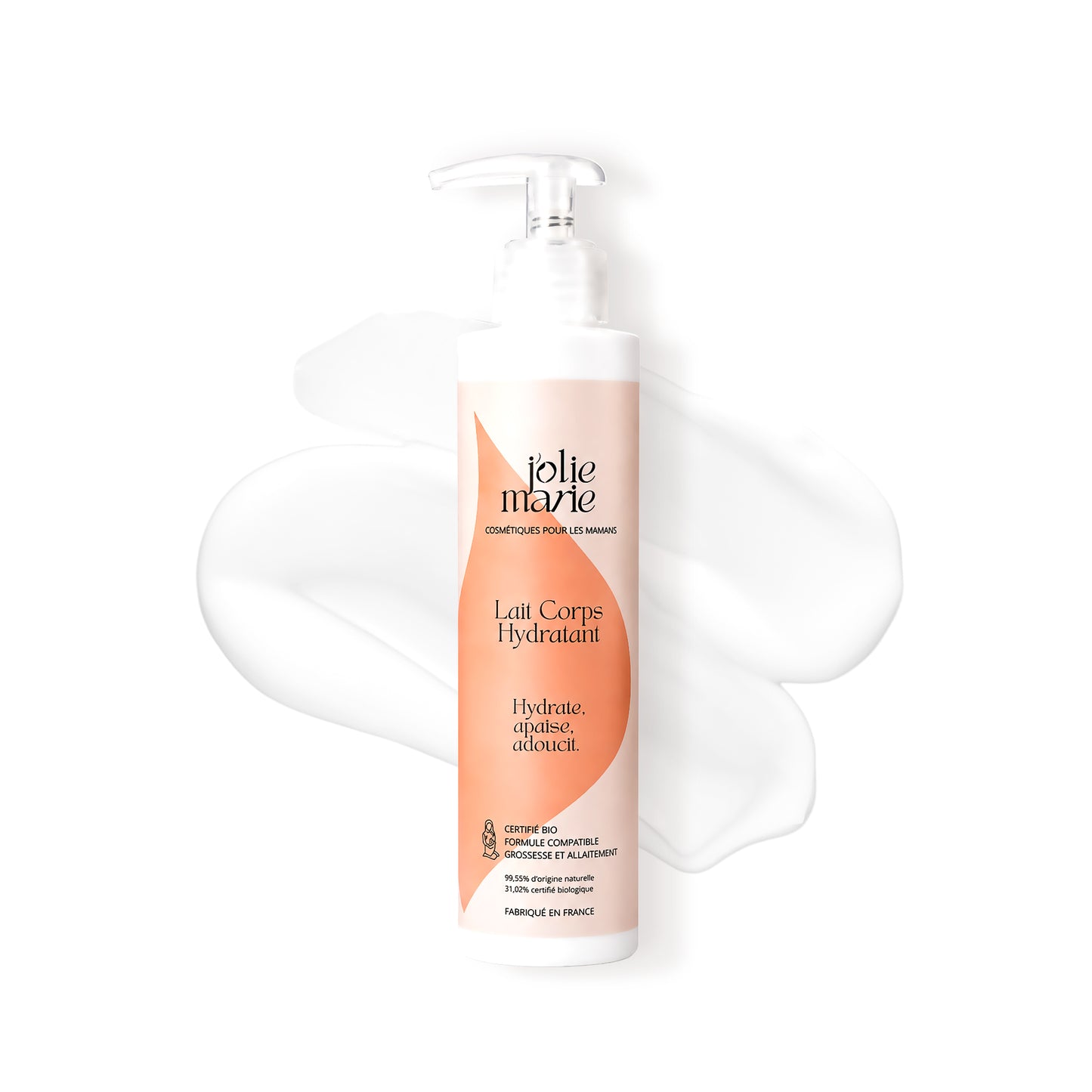 Lait Corps Hydratant Bio • Grossesse et Post Partum • Anti tiraillements