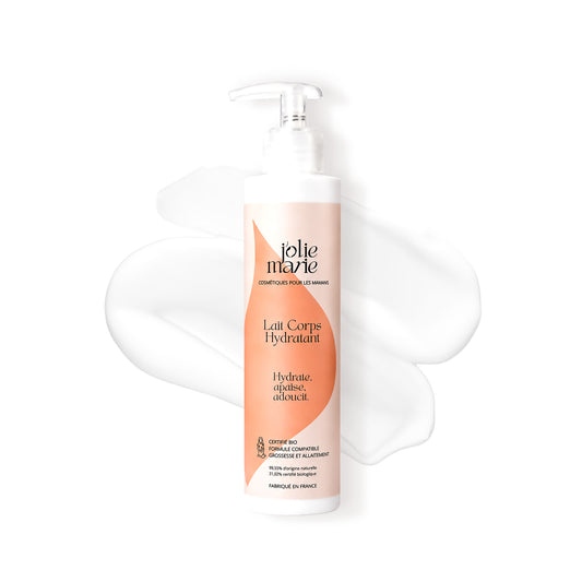 Lait Corps Hydratant Bio • Grossesse et Post Partum • Anti tiraillements