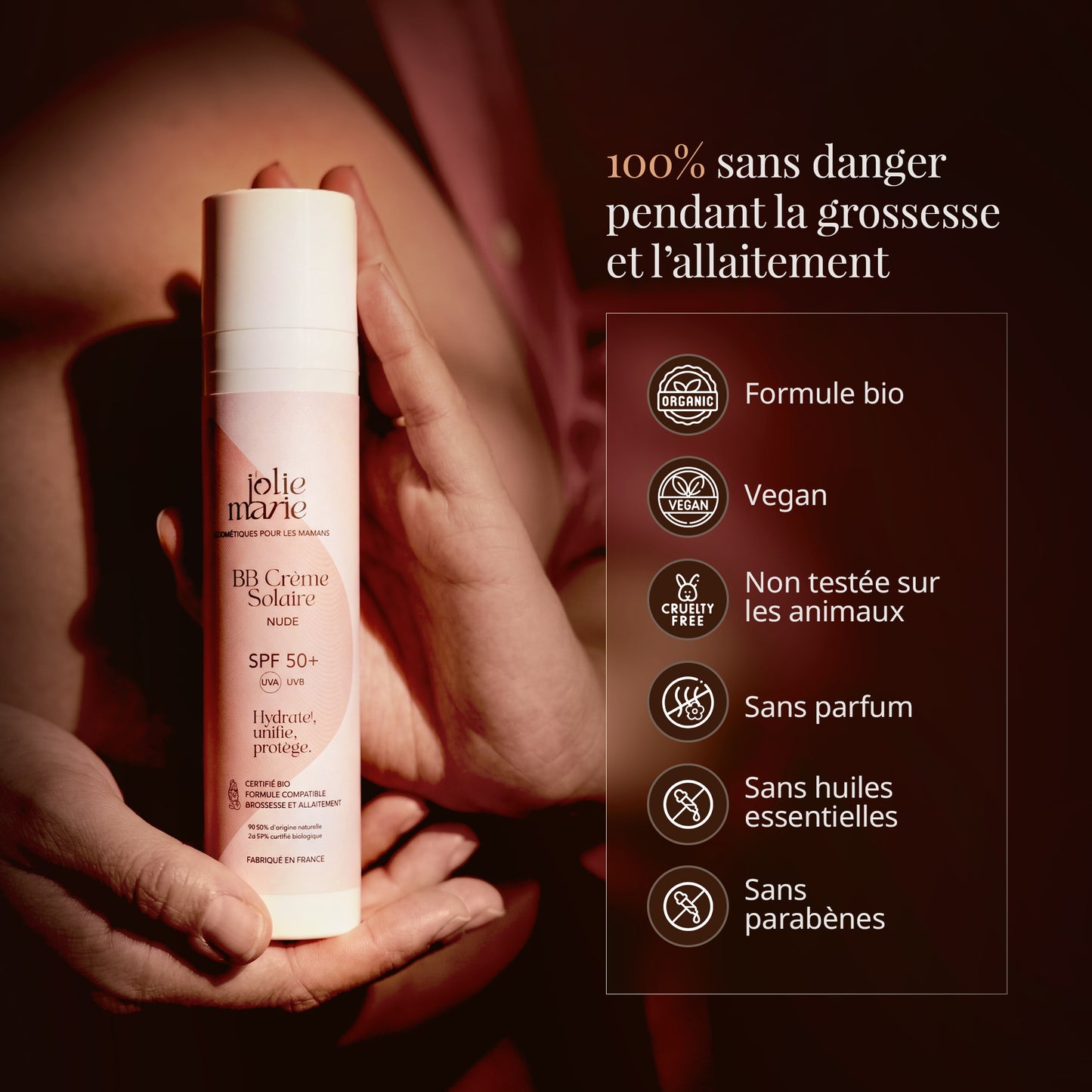 BB Crème Solaire Bio SPF50+ • Grossesse et Post Partum