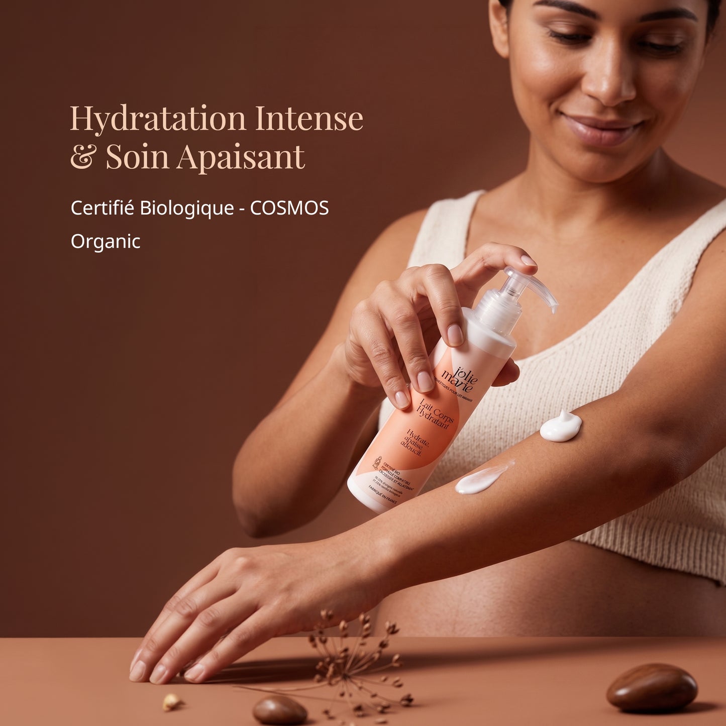 Lait Corps Hydratant Bio • Grossesse et Post Partum • Anti tiraillements