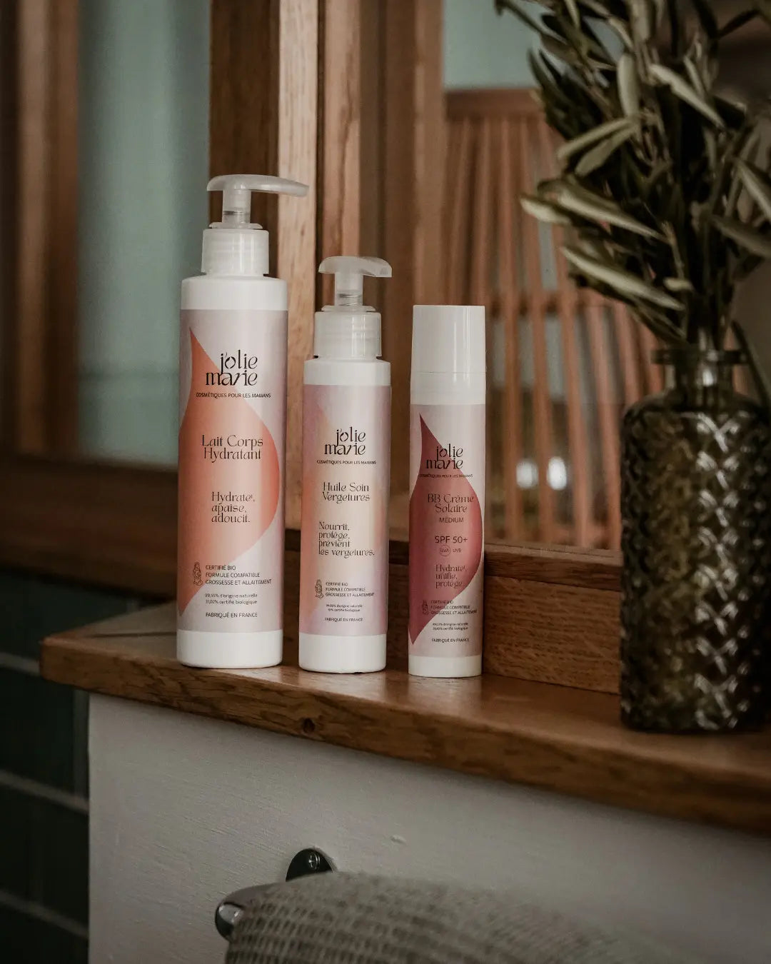 Coffret routine complète visage corps grossesse bio - J'olie Marie

