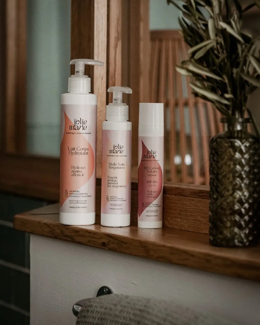Coffret routine complète visage corps grossesse bio - J'olie Marie
